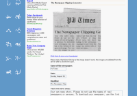 The Newspaper Clipping Generator